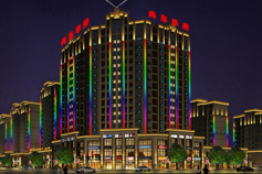 尚東華府小區樓體亮化